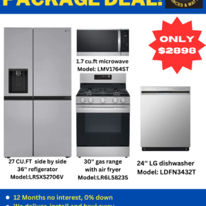 4 PIECE LG PACKAGE DEAL