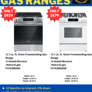 FRIGIDAIRE GAS RANGES